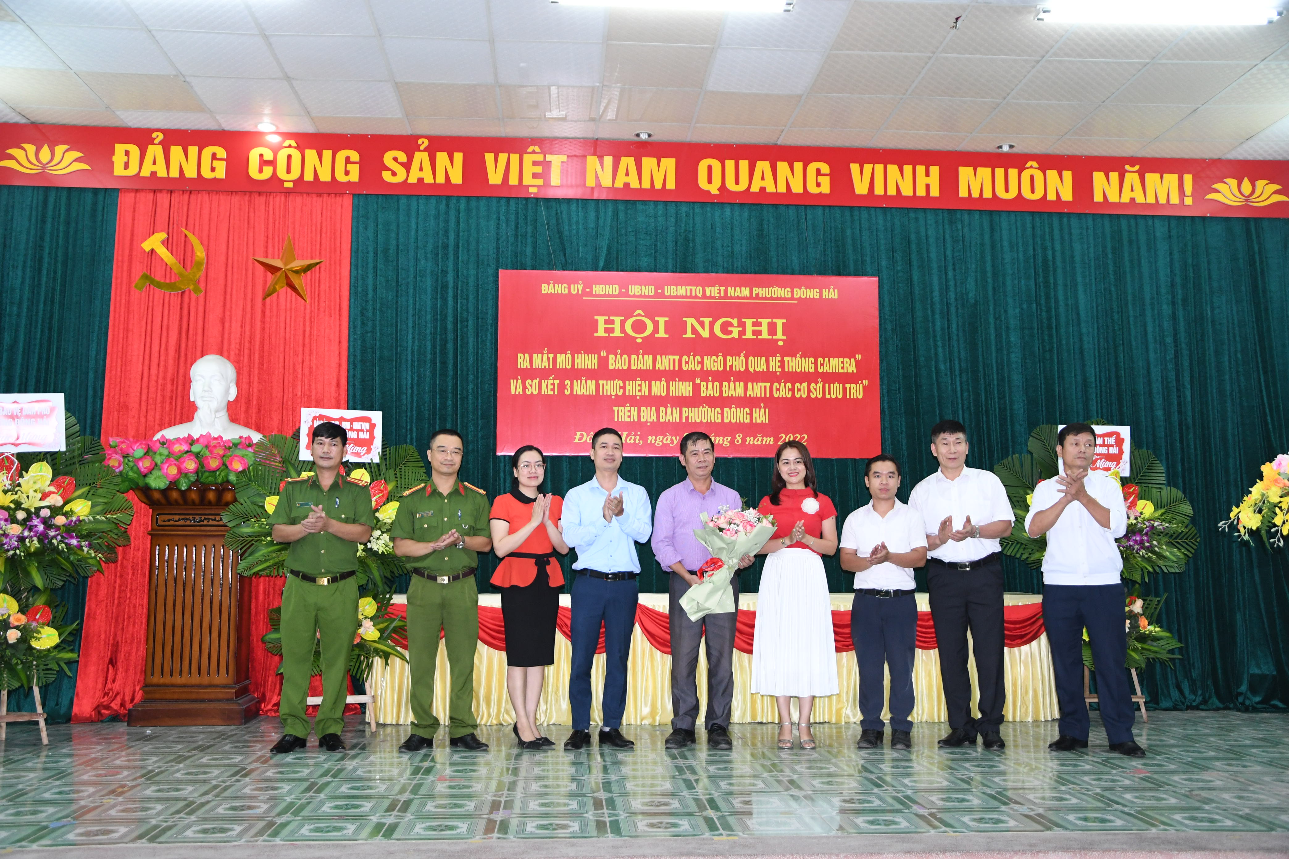 Phường Đông Hải (quận Lê Chân): Ra mắt mô hình “Bảo đảm ANTT các ngõ phố qua hệ thống camera”